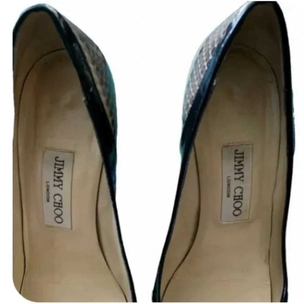 Jimmy Choo snakeskin pumps